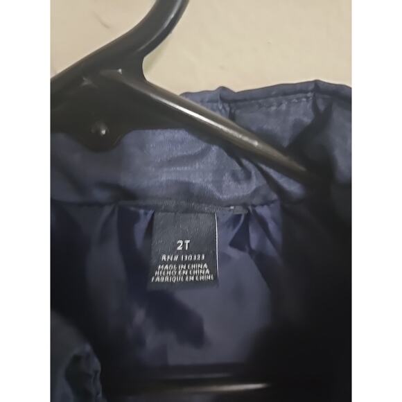 Tommy Hilfiger Kids Navy H Logo Vest Full Zip Puffer Size 2T - Picture 3 of 8